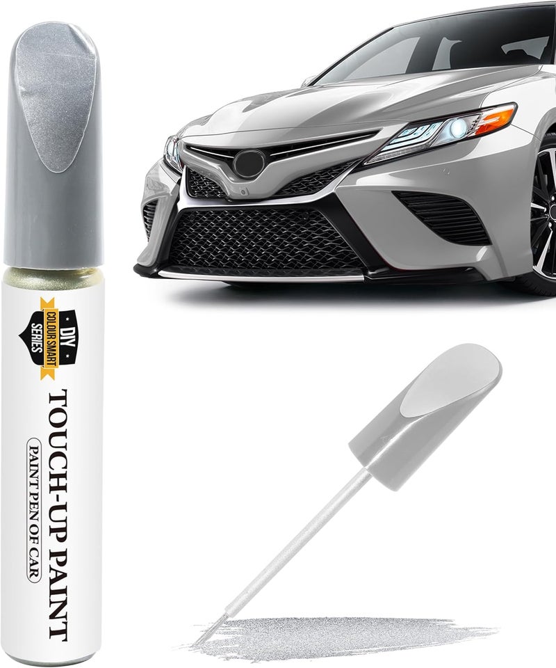 UBOG Car Paint Scratch Repair,Touch Up Paint for Cars,Touch Up Paint Pen,Car Accessories Car Scratch Repair,Car Touch Up Paint,Car Scratch Remover Pen,Car Paint Pen for Erase Car Scratches (Silver) - Image 1